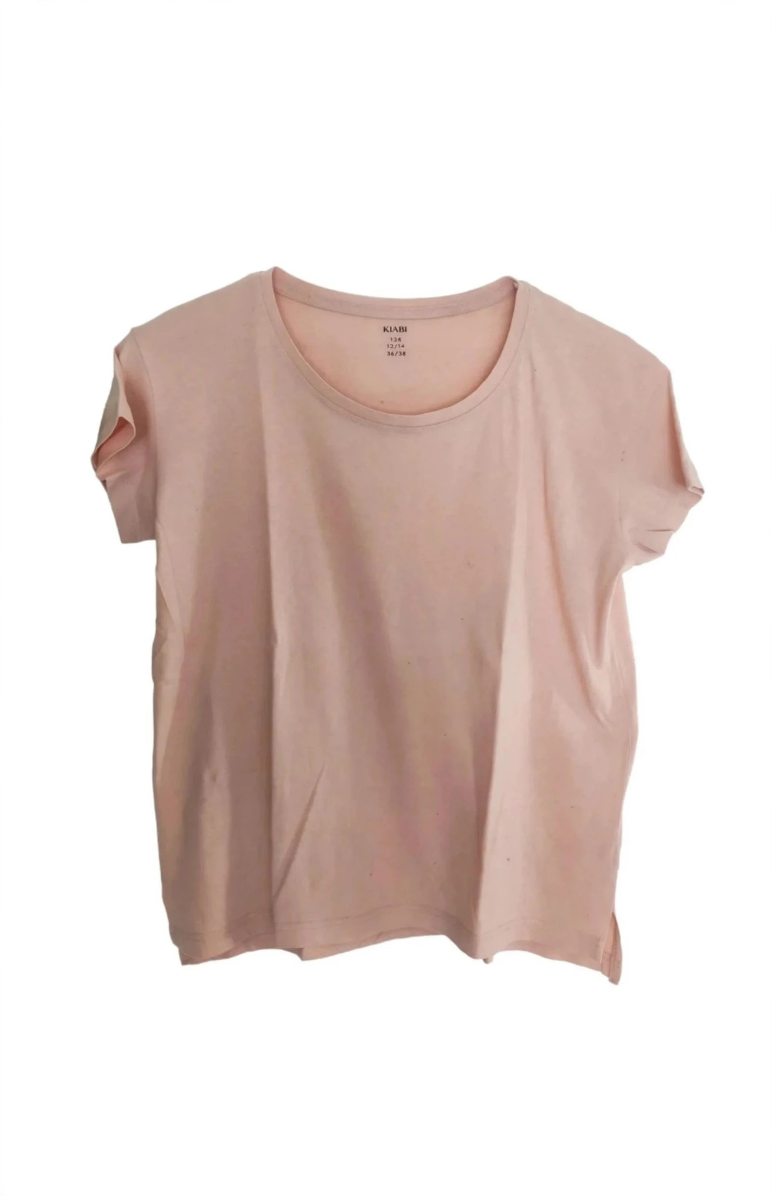 T-shirt abricot Kiabi manches courtes fille 12 ans
